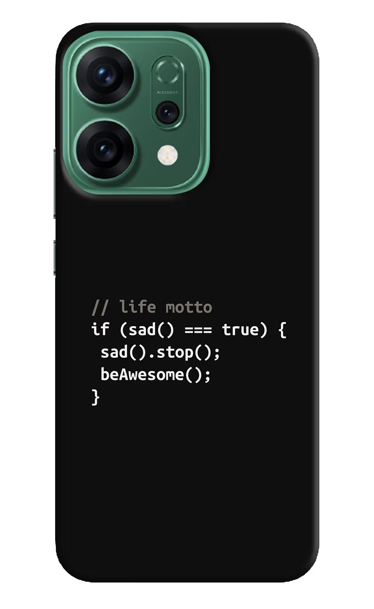 Life Motto Code Oppo Reno14 5G Hard Case Back Cover by Casekaro