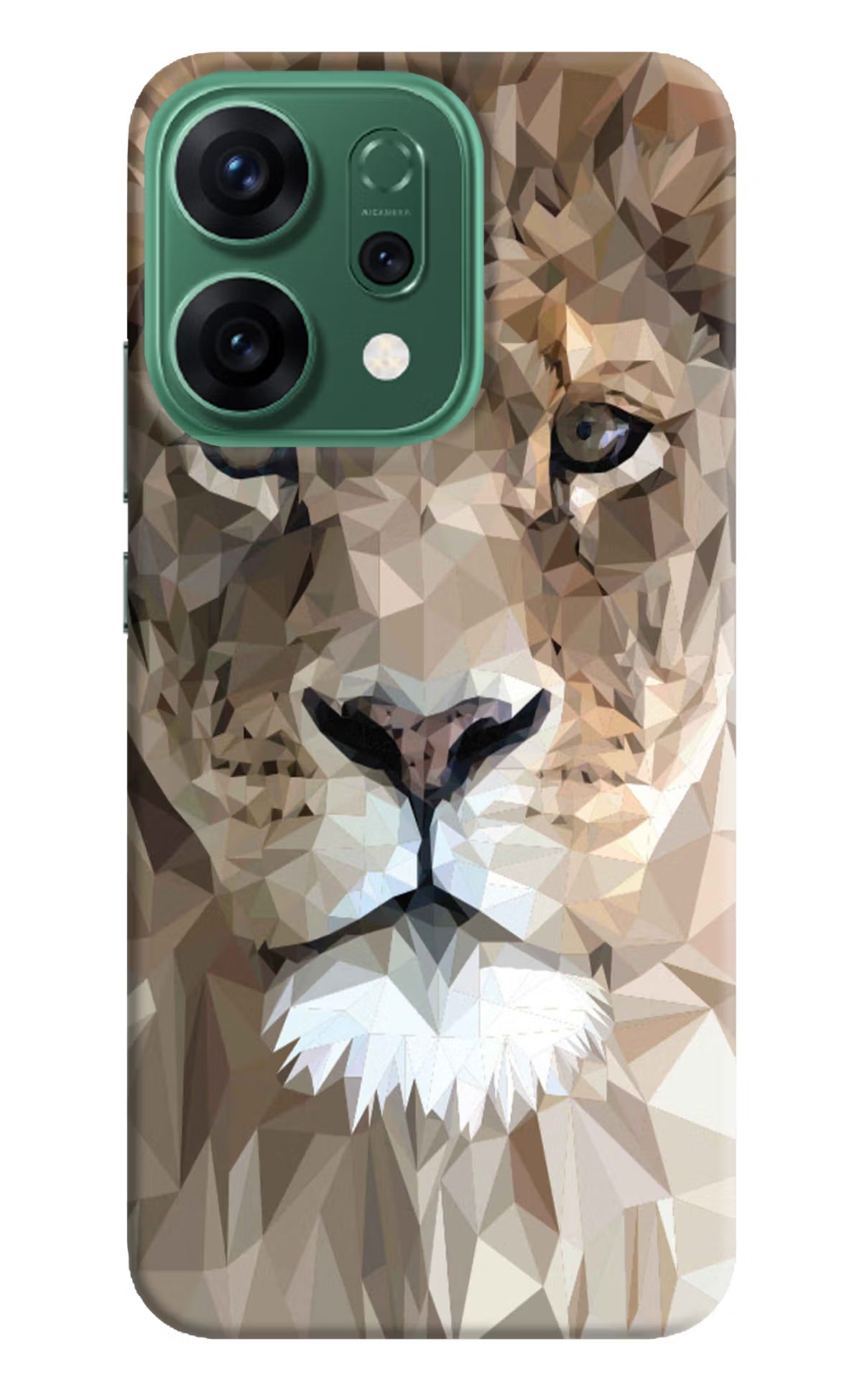 Lion Art Oppo Reno14 5G Hard Case Back Cover by Casekaro