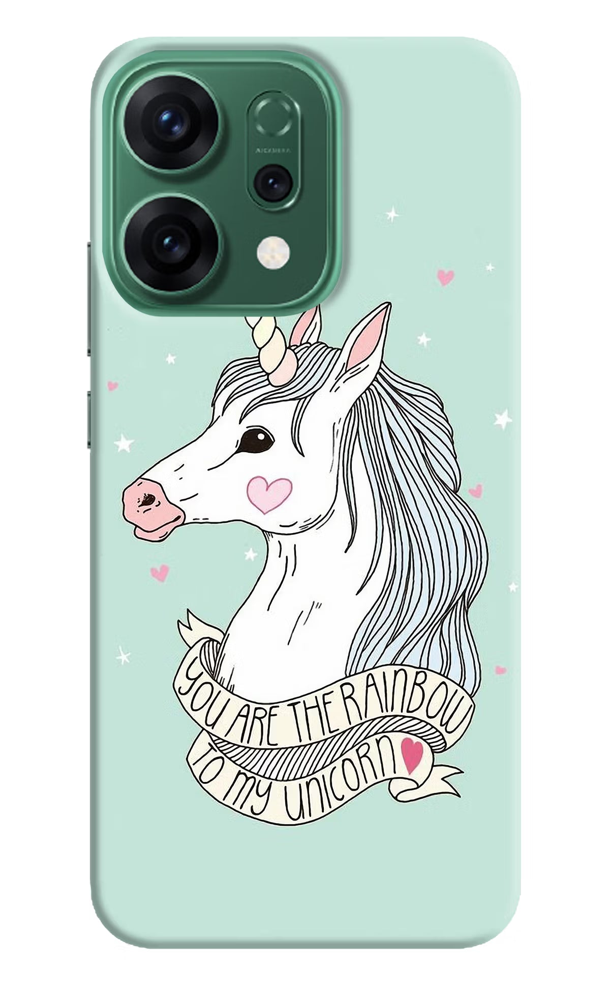 Unicorn Wallpaper Oppo Reno14 5G Hard Case Back Cover by Casekaro
