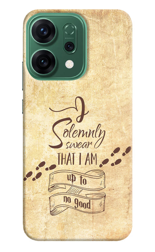 I Solemnly swear that i up to no good Oppo Reno14 5G Hard Case Back Cover by Casekaro