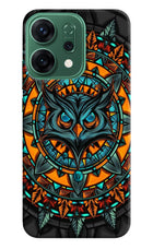 Angry Owl Art Oppo Reno14 5G Hard Case Back Cover by Casekaro