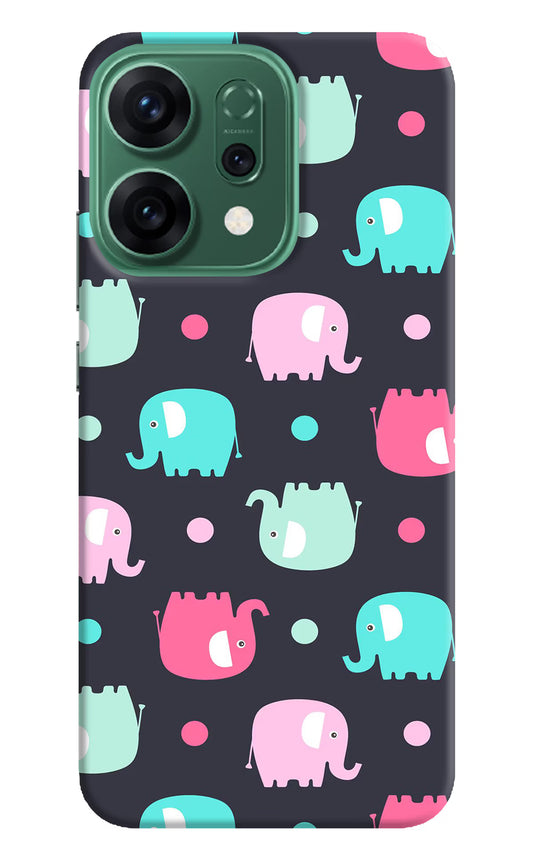 Elephants Oppo Reno14 5G Hard Case Back Cover by Casekaro
