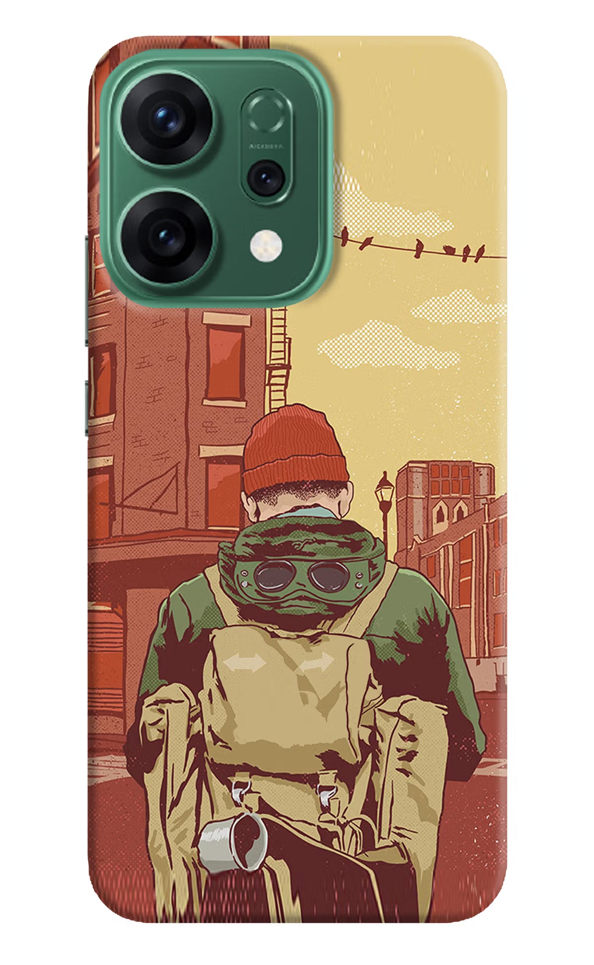 Adventurous Oppo Reno14 5G Hard Case Back Cover by Casekaro