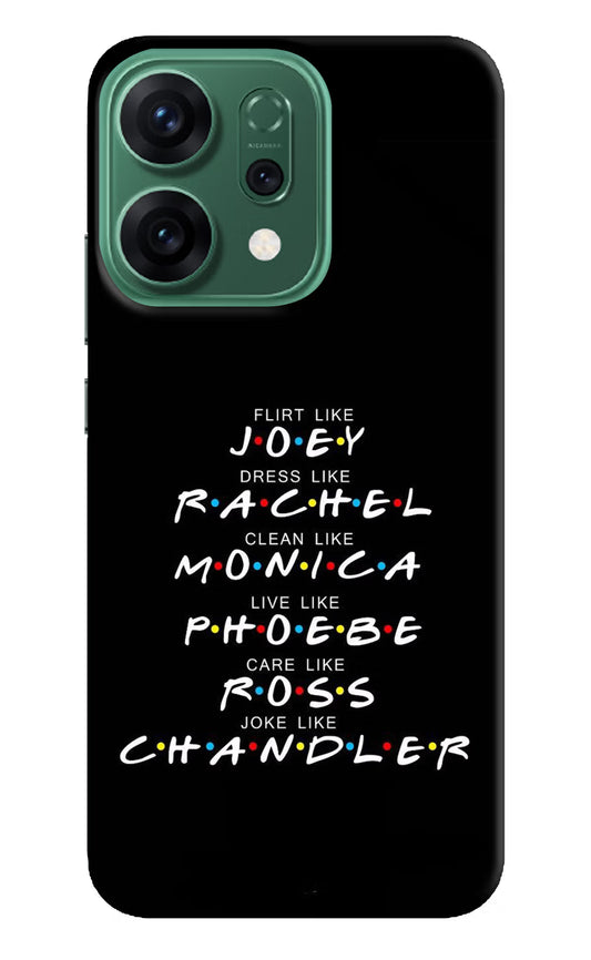 FRIENDS Character Oppo Reno14 5G Hard Case Back Cover by Casekaro