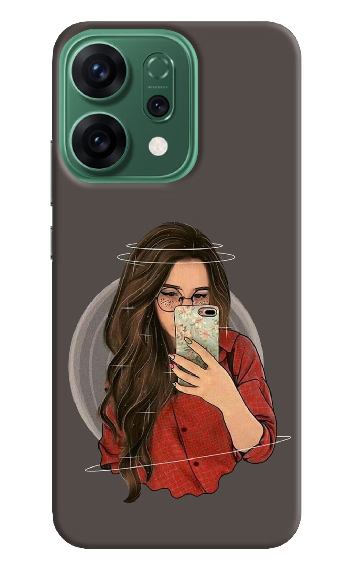 Selfie Queen Oppo Reno14 5G Hard Case Back Cover by Casekaro