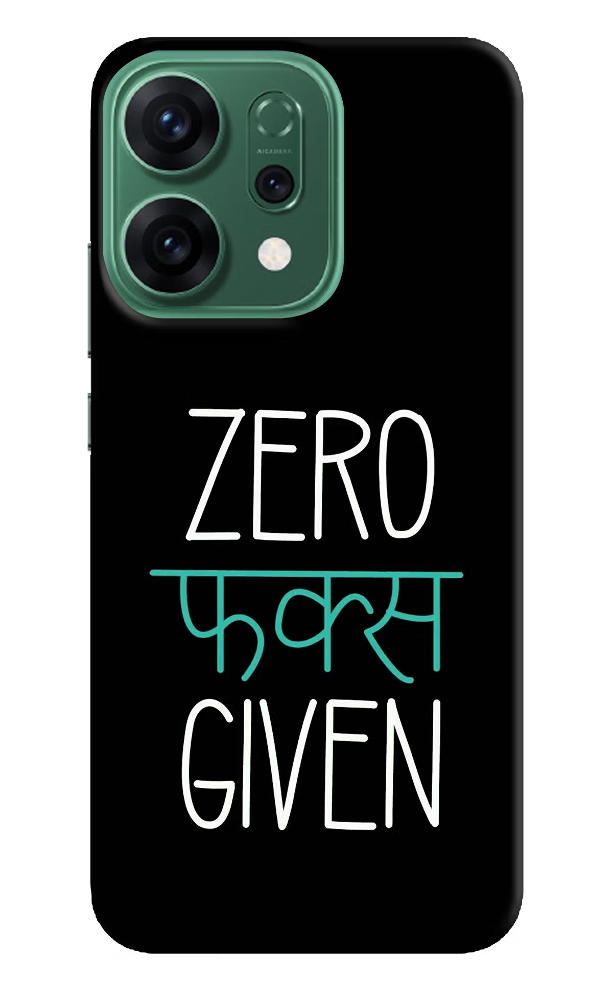 Zero Fucks Given Oppo Reno14 5G Hard Case Back Cover by Casekaro