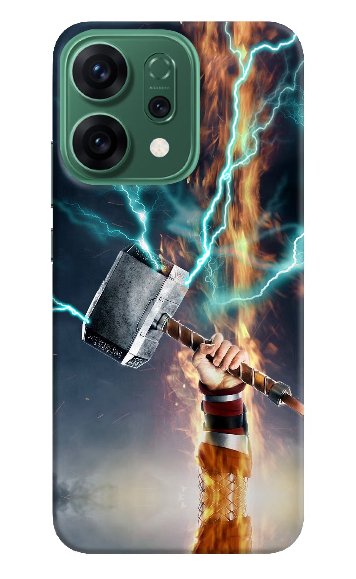 Thor Hammer Mjolnir Oppo Reno14 5G Hard Case Back Cover by Casekaro