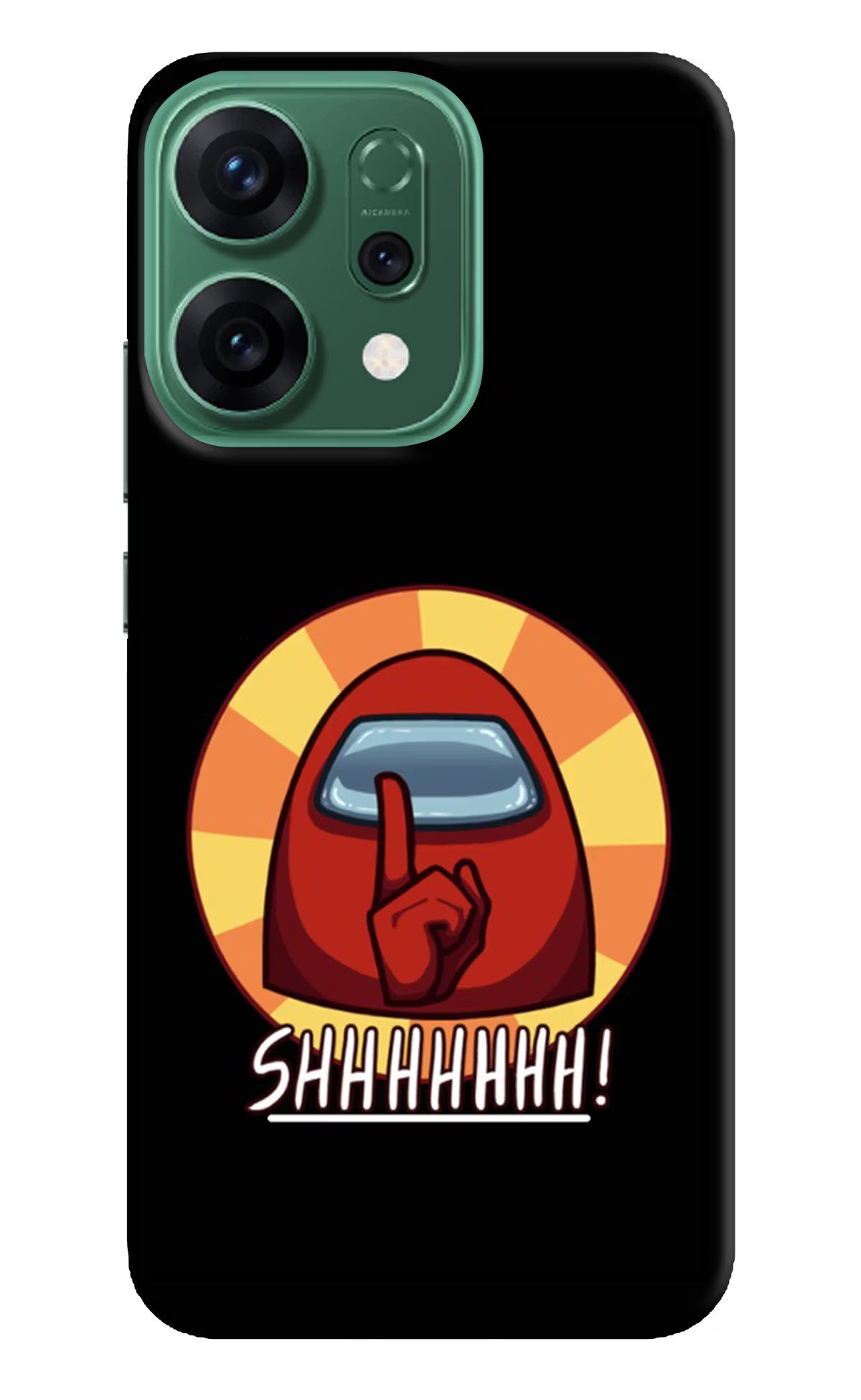 Among Us Shhh! Oppo Reno14 5G Hard Case Back Cover by Casekaro