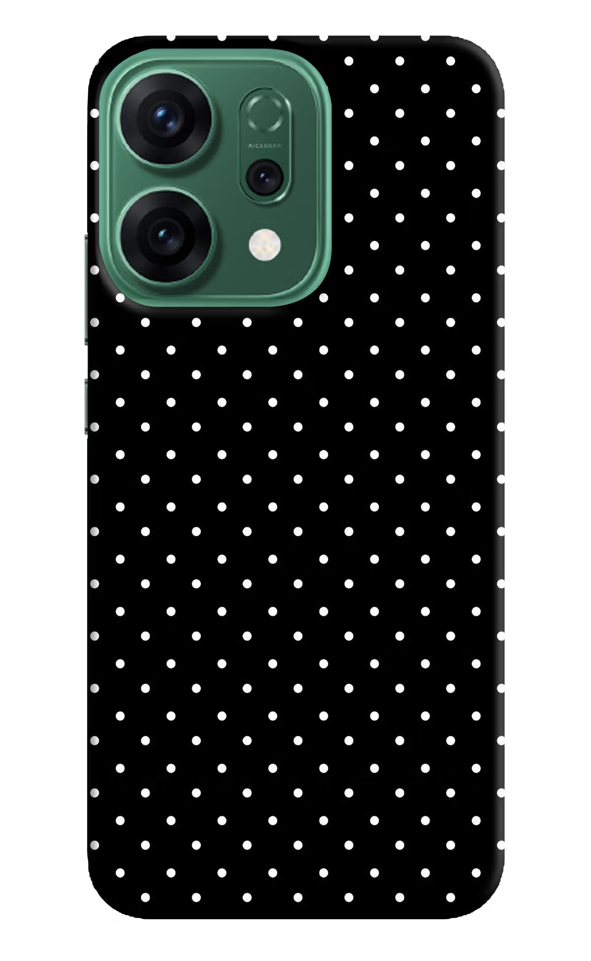 White Dots Oppo Reno14 5G Hard Case Back Cover by Casekaro