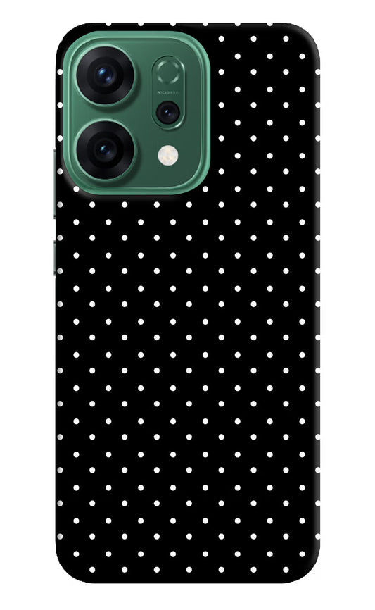 White Dots Oppo Reno14 5G Hard Case Back Cover by Casekaro