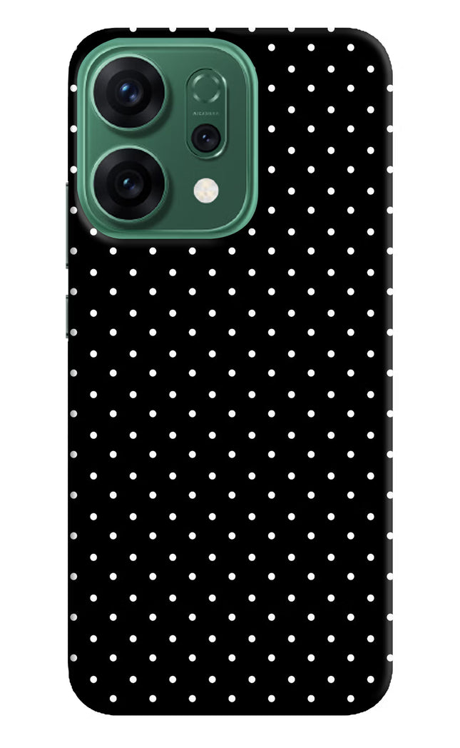 White Dots Oppo Reno14 5G Hard Case Back Cover by Casekaro