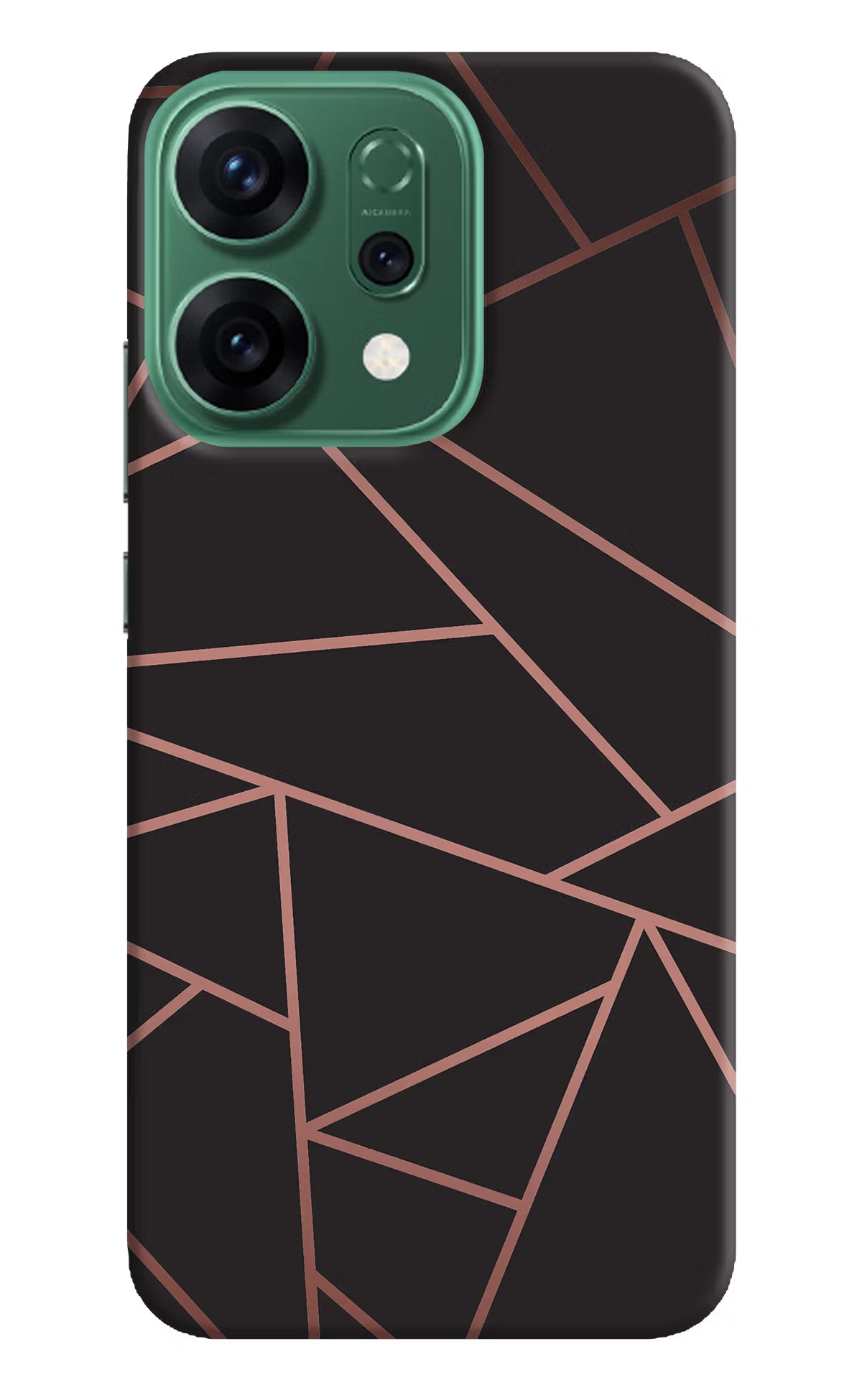 Geometric Pattern Oppo Reno14 5G Hard Case Back Cover by Casekaro