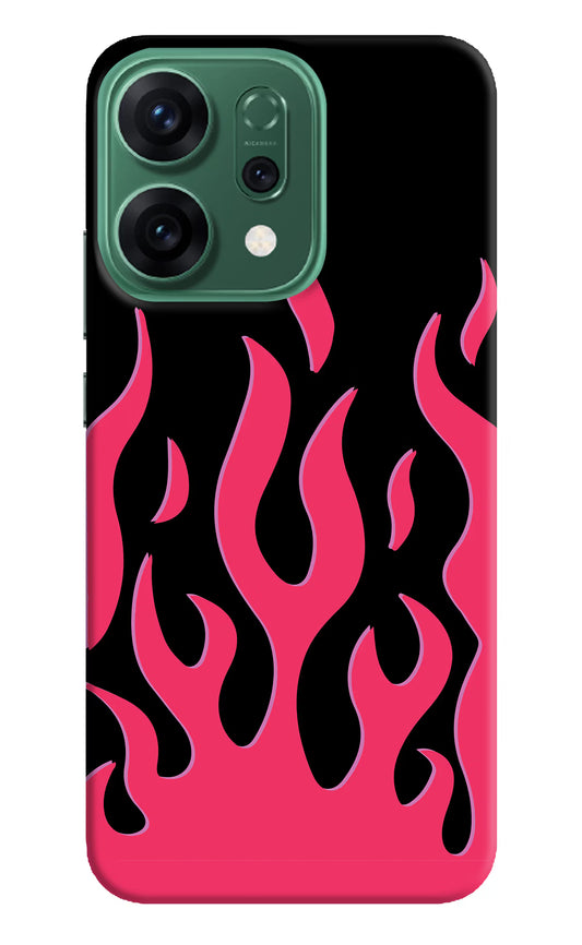 Fire Flames Oppo Reno14 5G Hard Case Back Cover by Casekaro