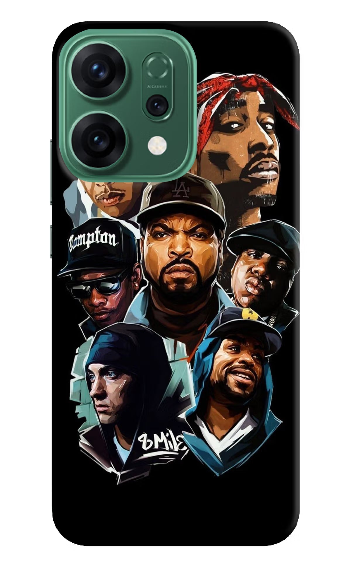 Rappers Oppo Reno14 5G Hard Case Back Cover by Casekaro
