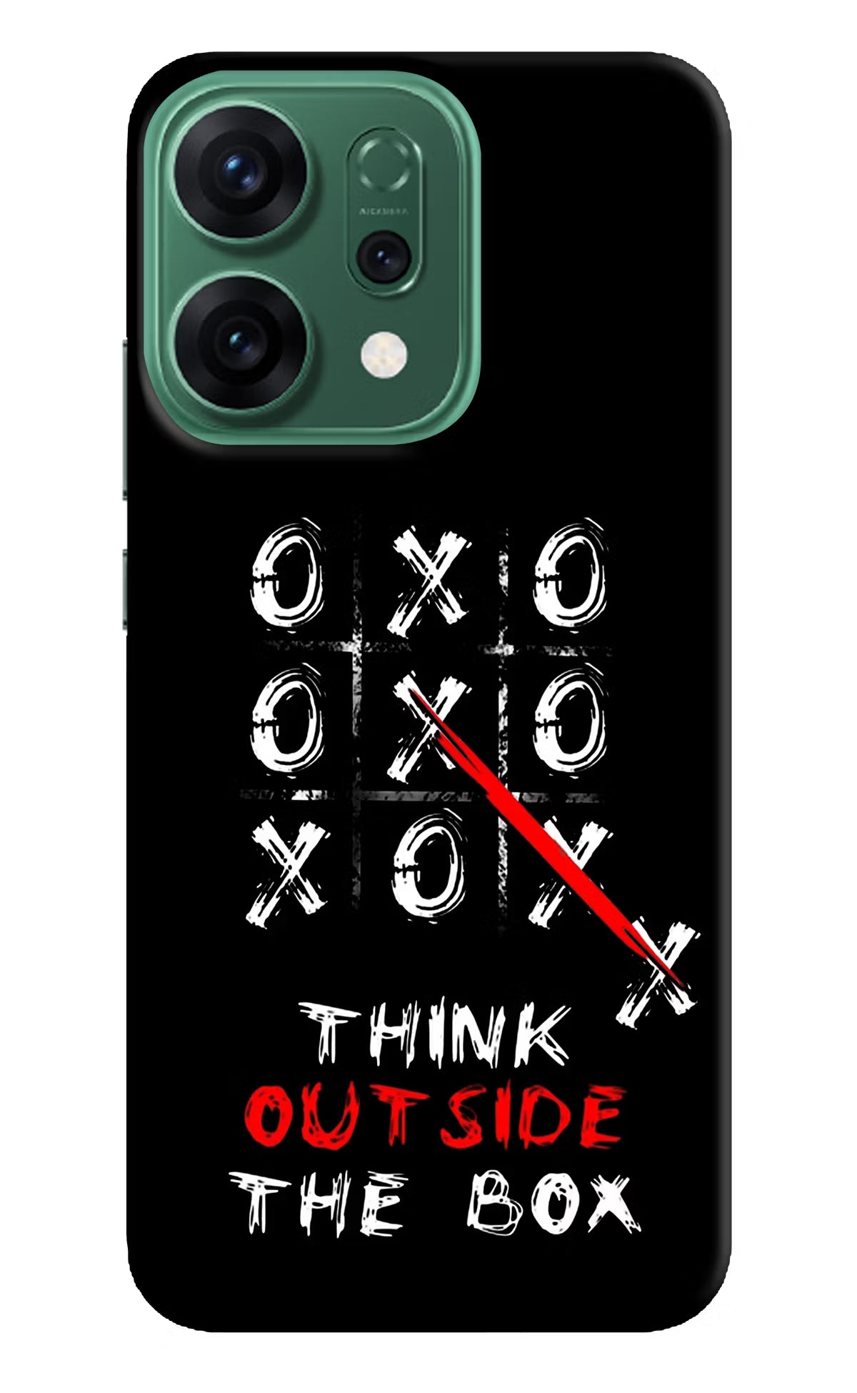 Think out of the BOX Oppo Reno14 5G Hard Case Back Cover by Casekaro