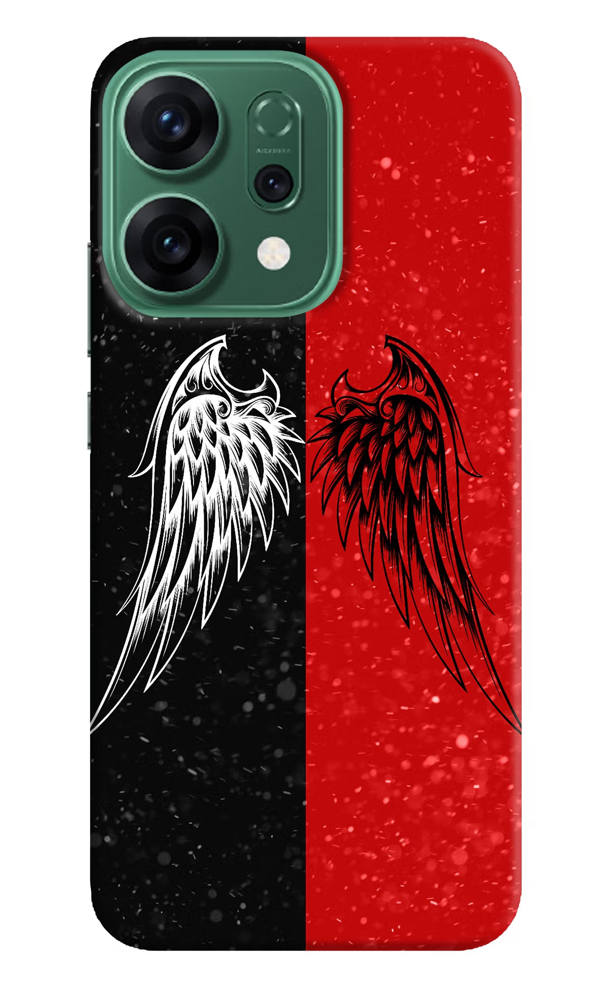 Wings Oppo Reno14 5G Hard Case Back Cover by Casekaro