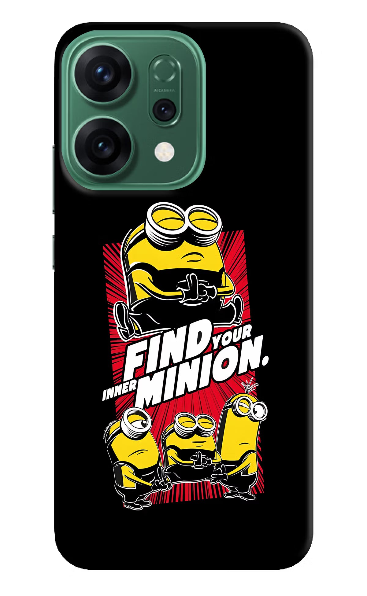Find your inner Minion Oppo Reno14 5G Hard Case Back Cover by Casekaro