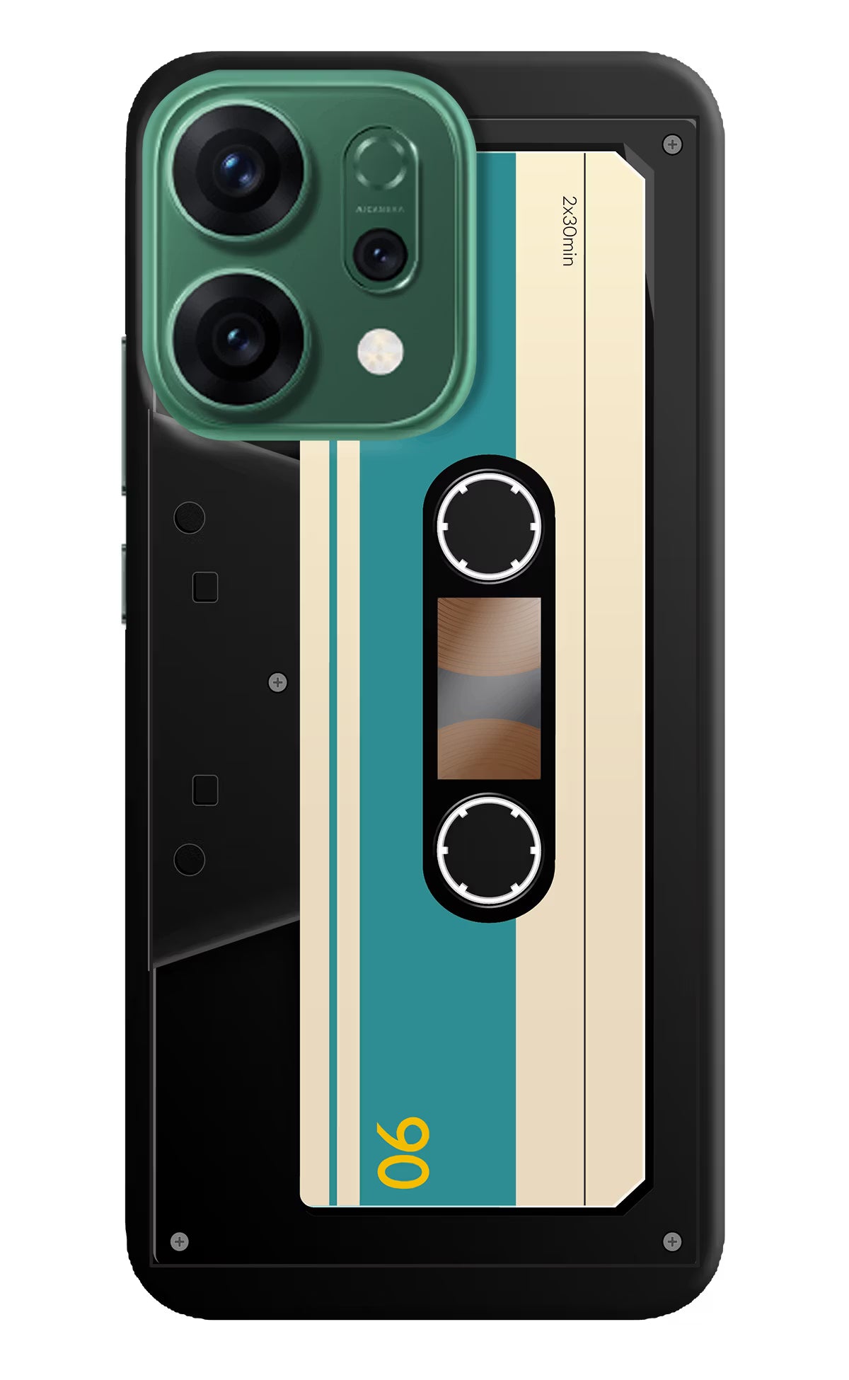 Cassette Oppo Reno14 5G Hard Case Back Cover by Casekaro