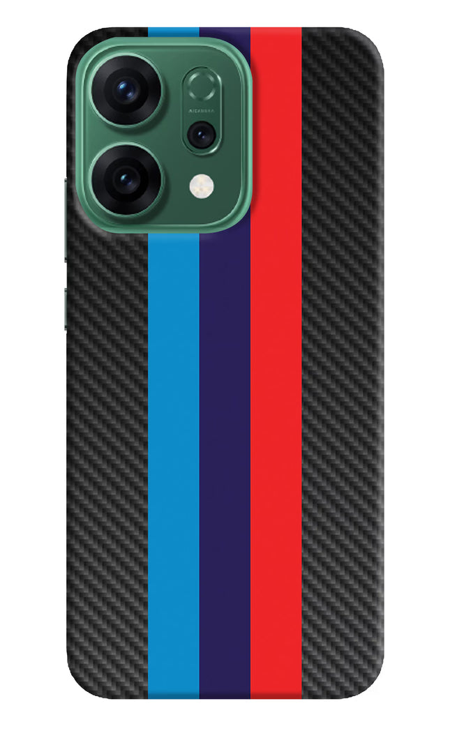 BMW Stripes Pattern Oppo Reno14 5G Hard Case Back Cover by Casekaro