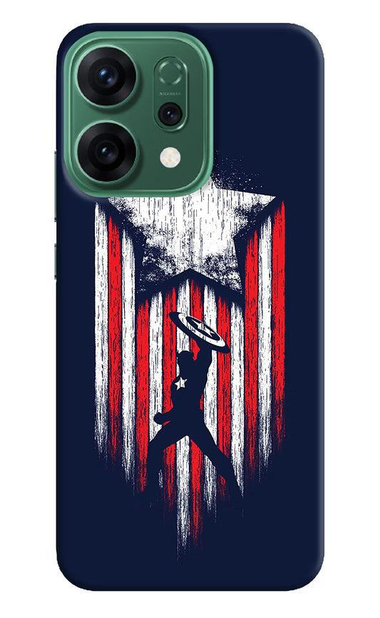 Captain America Marvel Art Oppo Reno14 5G Hard Case Back Cover by Casekaro