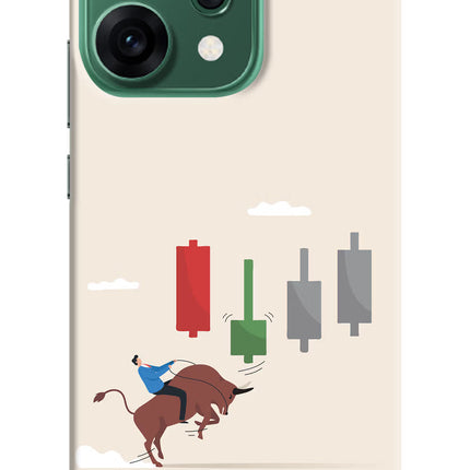 Bull Trading Momentum Oppo Reno14 5G Hard Case Back Cover by Casekaro