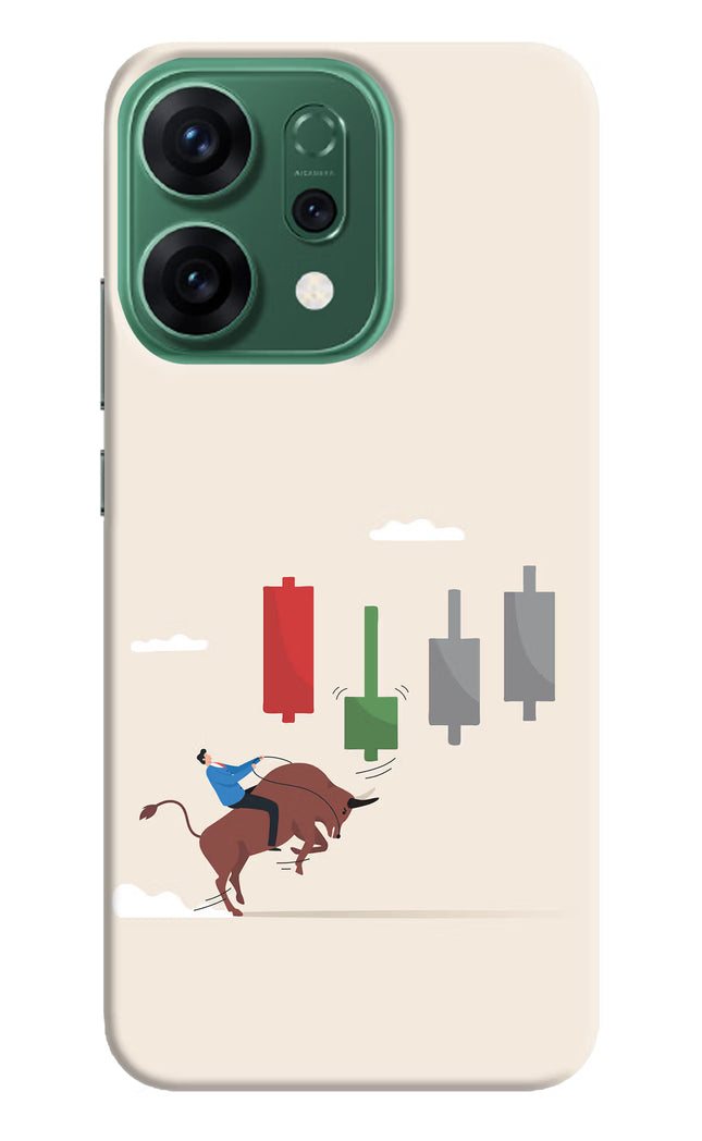Bull Trading Momentum Oppo Reno14 5G Hard Case Back Cover by Casekaro