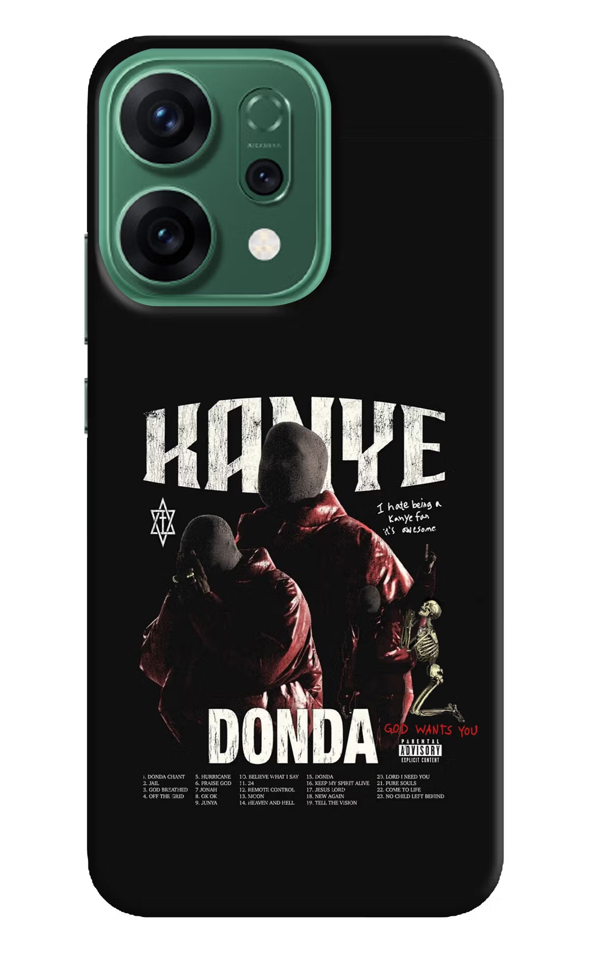 Donda Kanye West Oppo Reno14 5G Hard Case Back Cover by Casekaro