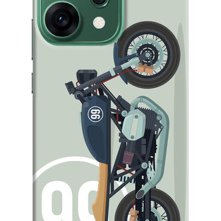 Classic Cafe Racer 99 Oppo Reno14 5G Hard Case Back Cover by Casekaro