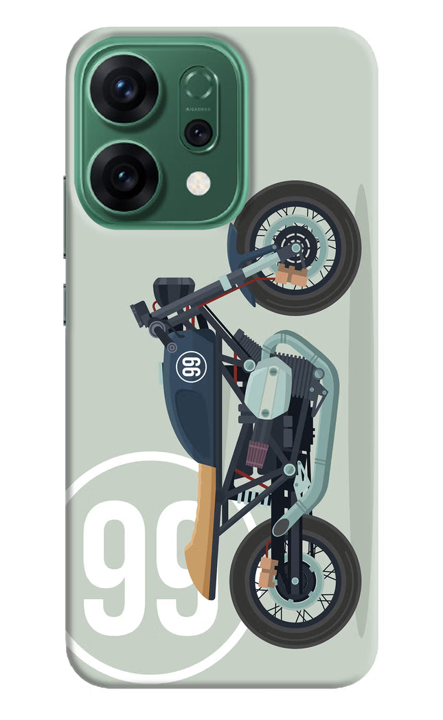 Classic Cafe Racer 99 Oppo Reno14 5G Hard Case Back Cover by Casekaro