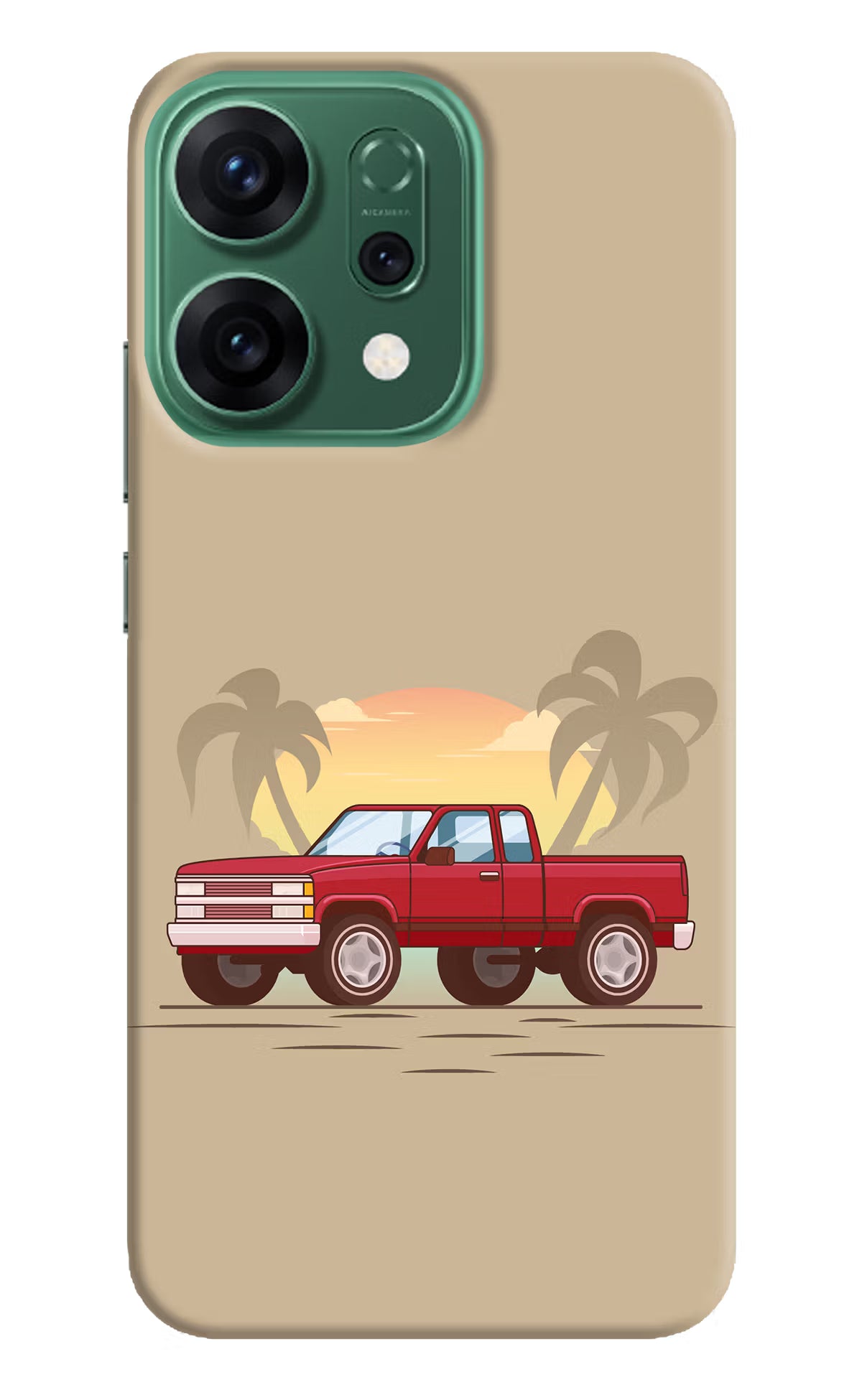 Desert Classic Drive Oppo Reno14 5G Hard Case Back Cover by Casekaro