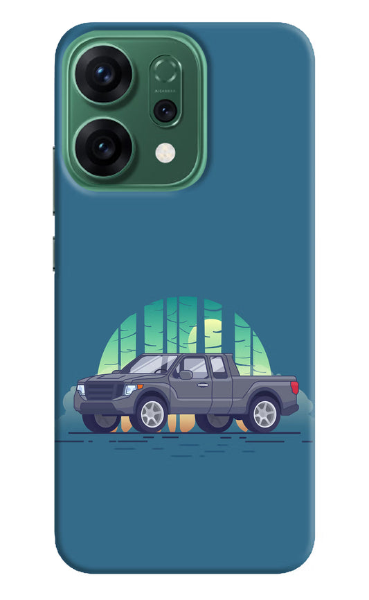 Retro Garage Vibe Oppo Reno14 5G Hard Case Back Cover by Casekaro