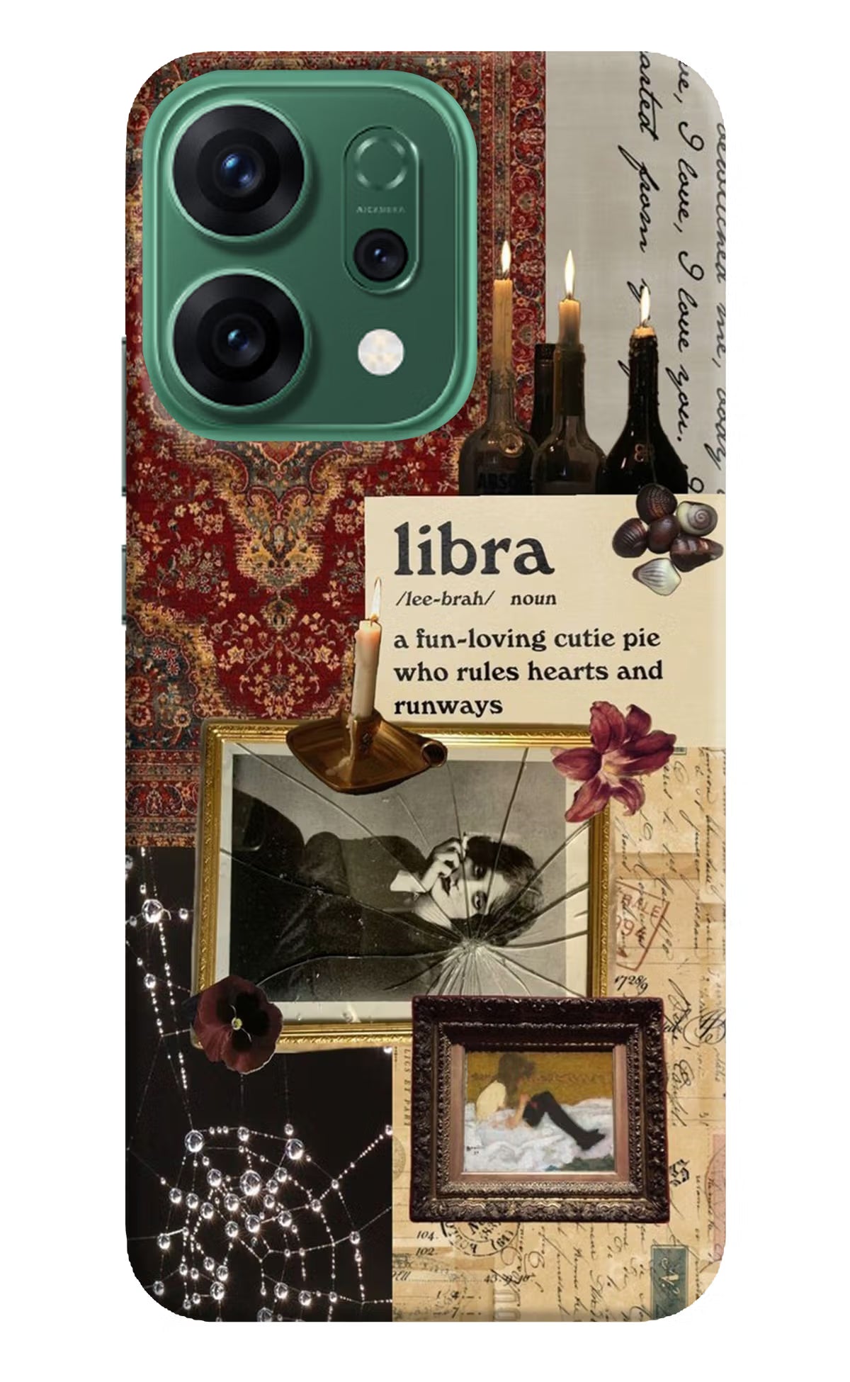 Libra Zodiac Oppo Reno14 5G Hard Case Back Cover by Casekaro