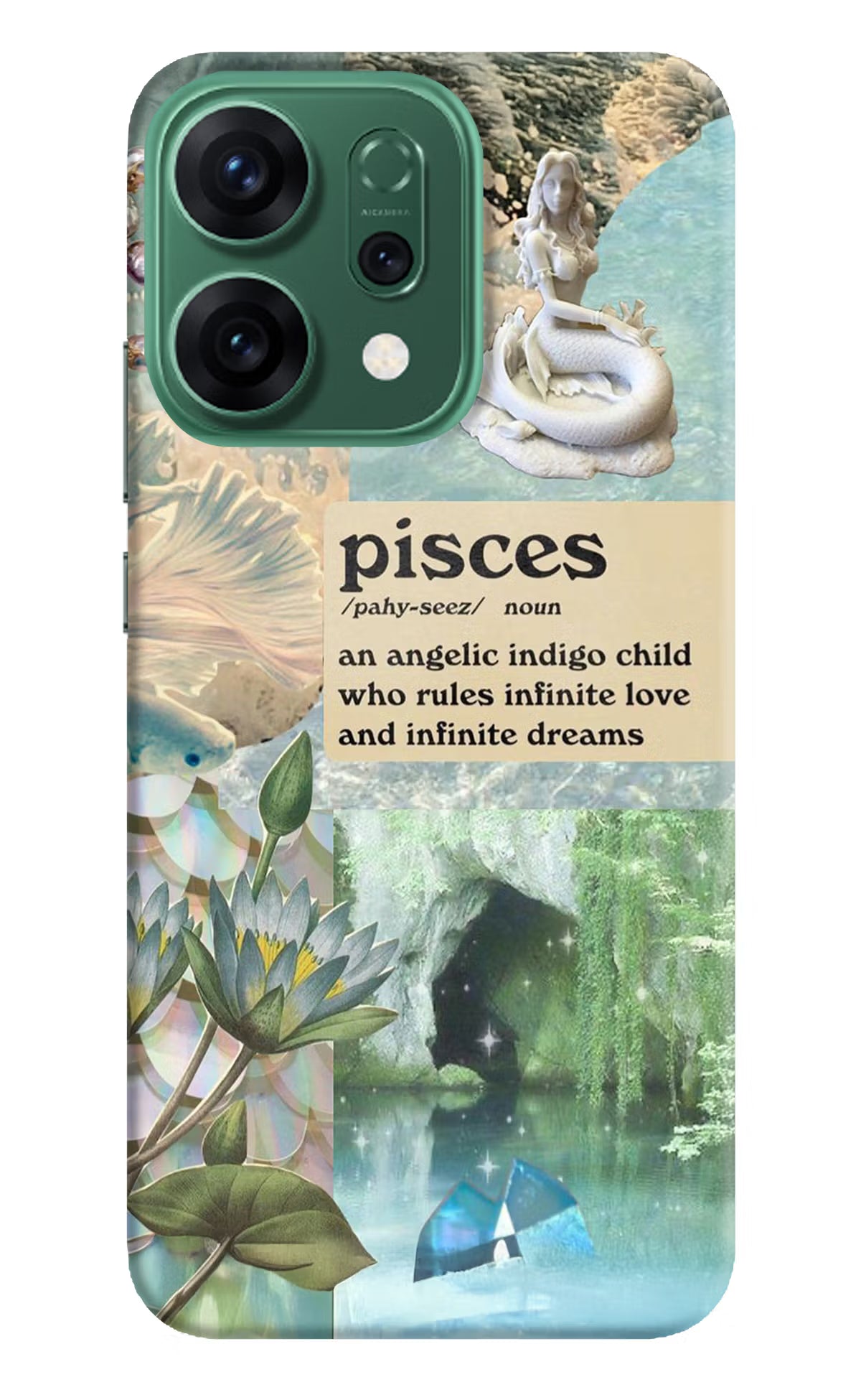 Pisces Zodiac Oppo Reno14 5G Hard Case Back Cover by Casekaro