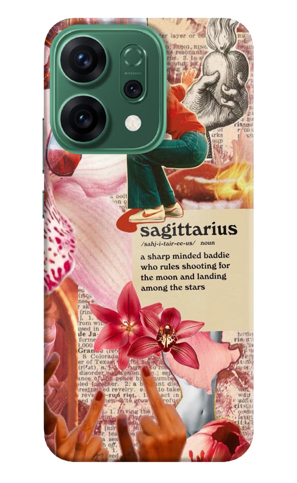 Sagittarius Zodiac Oppo Reno14 5G Hard Case Back Cover by Casekaro