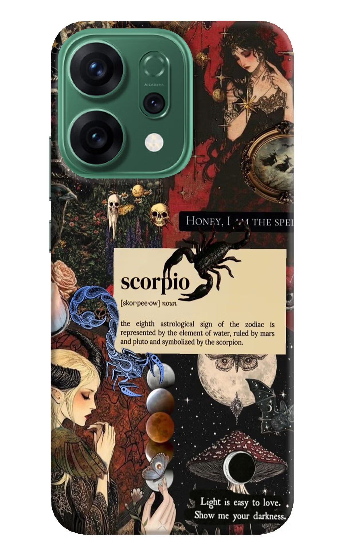 Scorpio Zodiac Oppo Reno14 5G Hard Case Back Cover by Casekaro