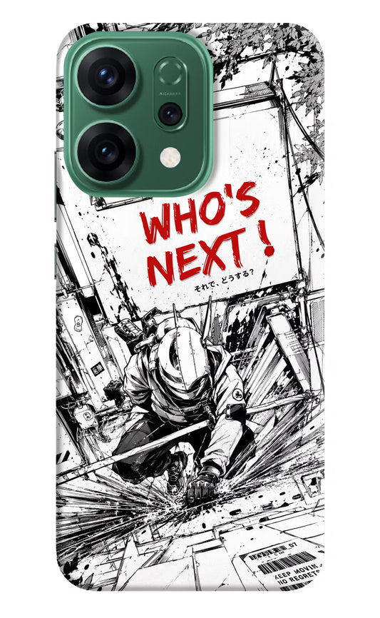 Who's Next Oppo Reno14 5G Hard Case Back Cover by Casekaro