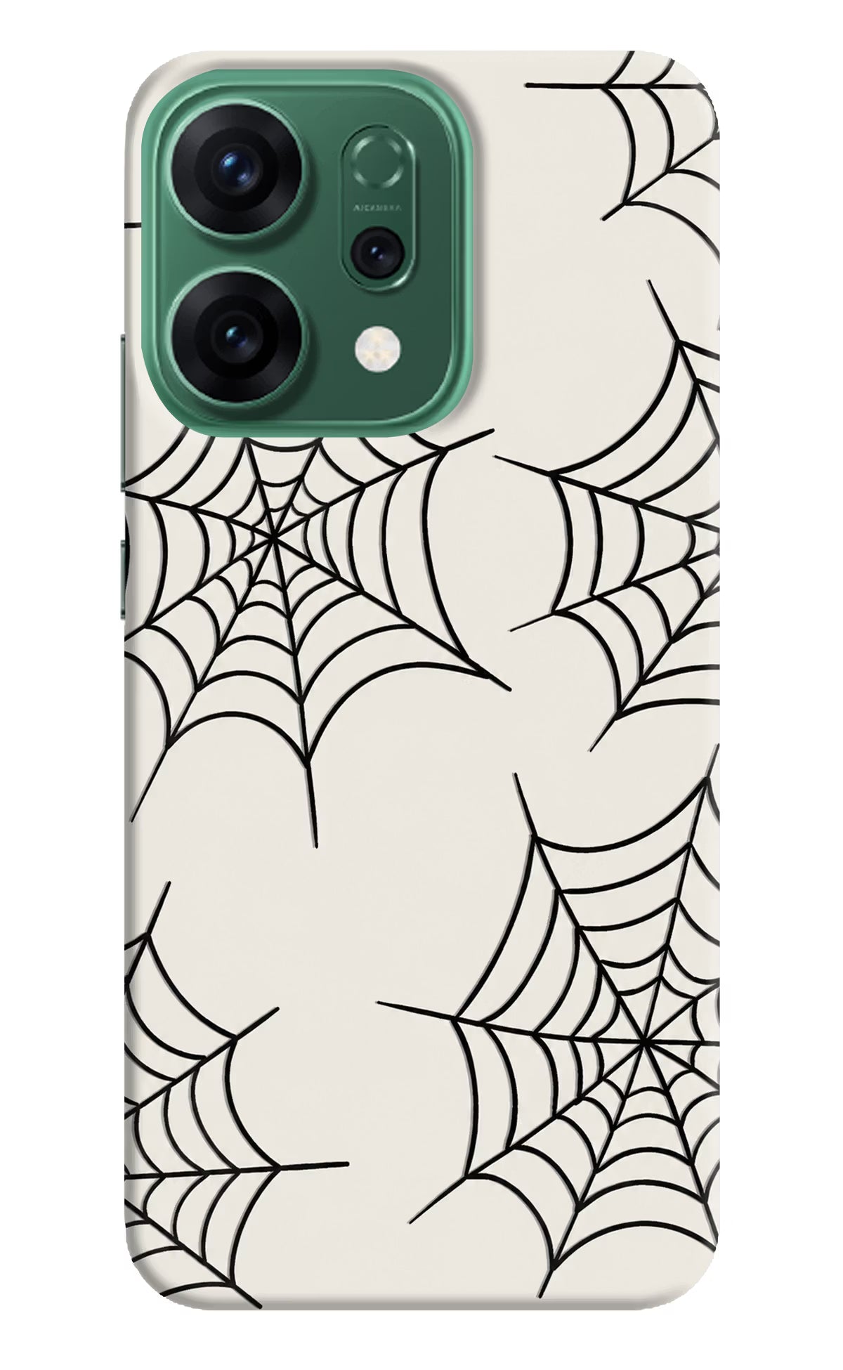 Spider Web Oppo Reno14 5G Hard Case Back Cover by Casekaro