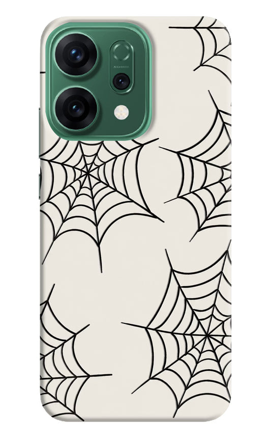 Spider Web Oppo Reno14 5G Hard Case Back Cover by Casekaro