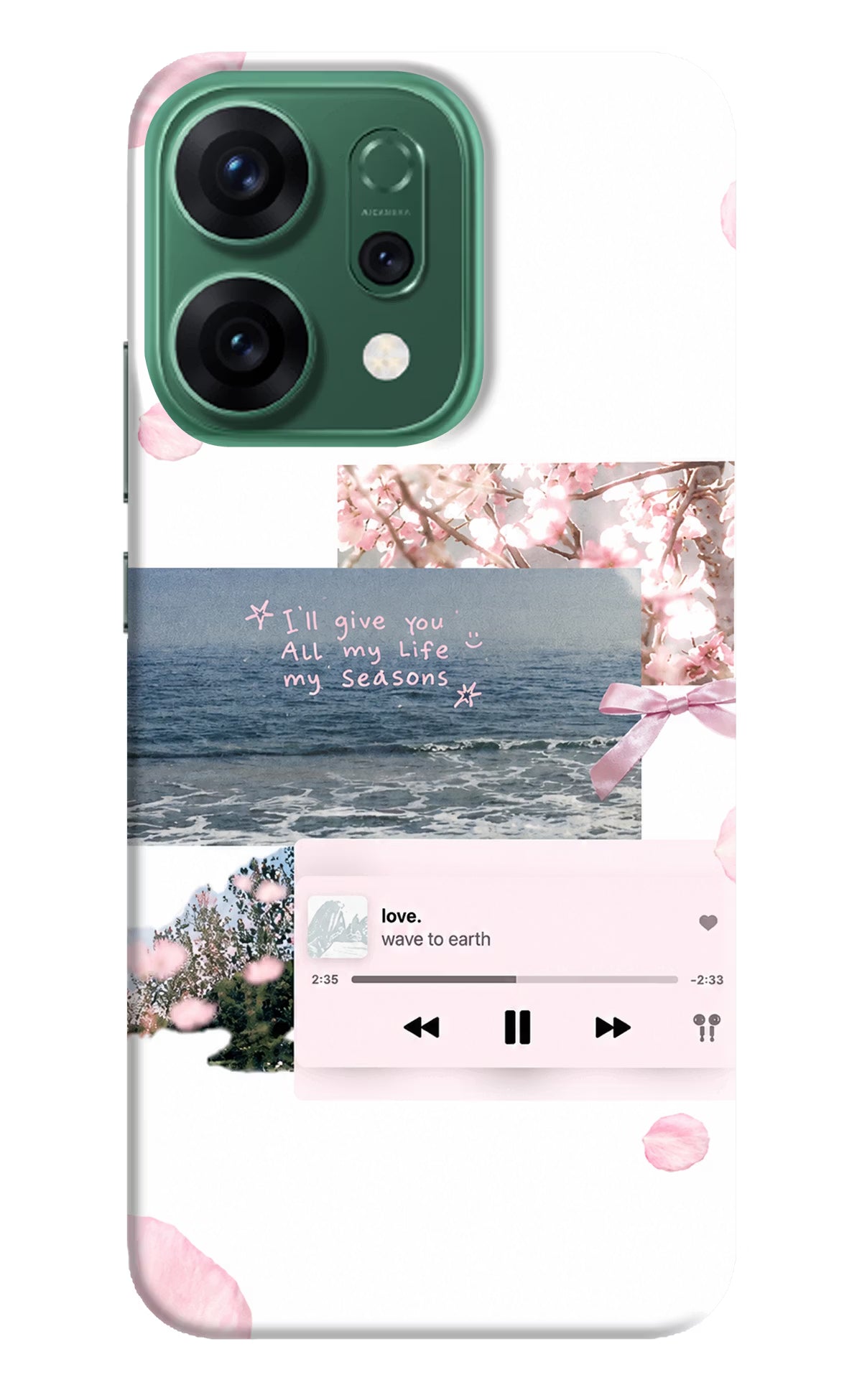 Wave to earth Oppo Reno14 5G Back Cover