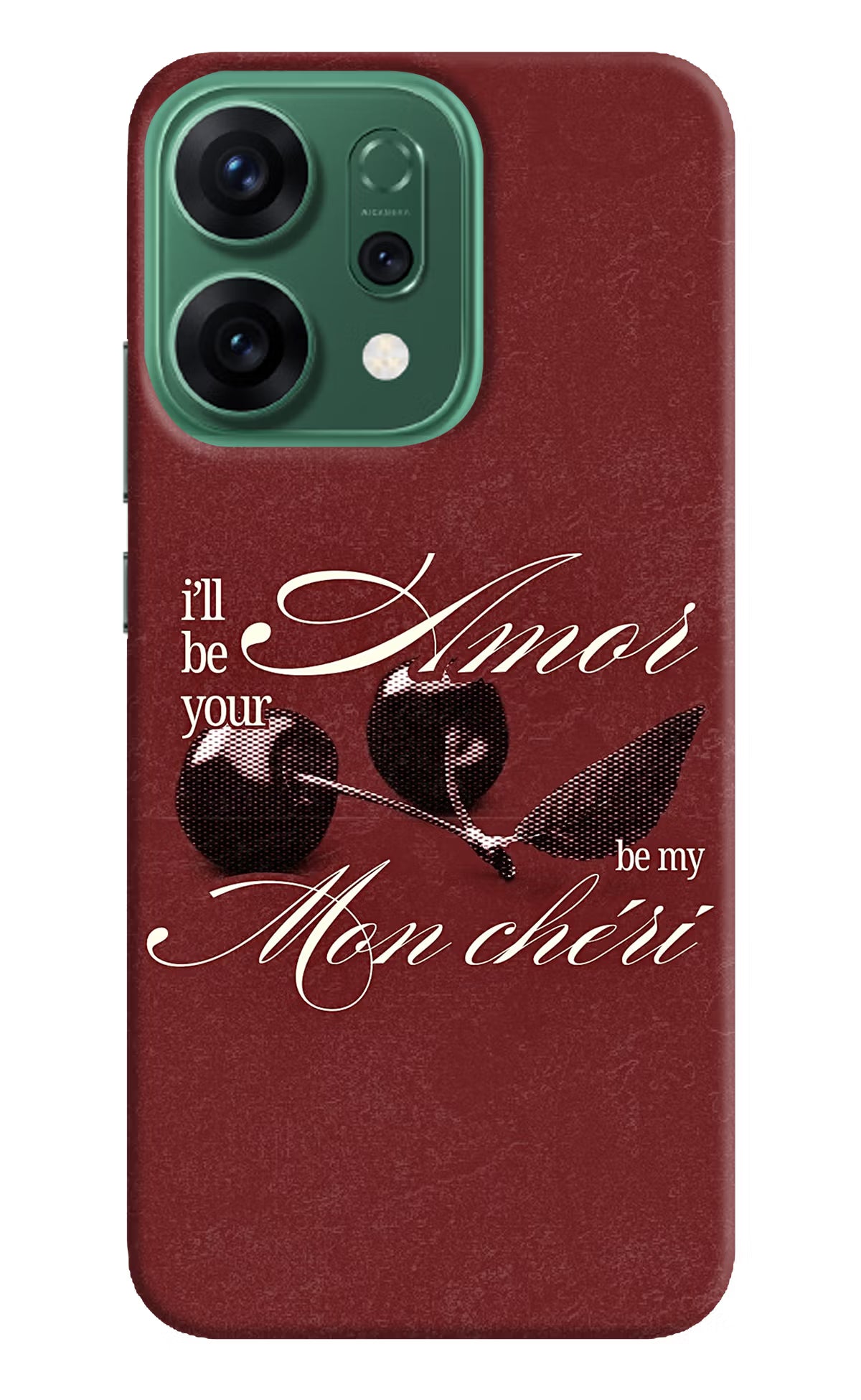 Velvet Cherry Oppo Reno14 5G Back Cover