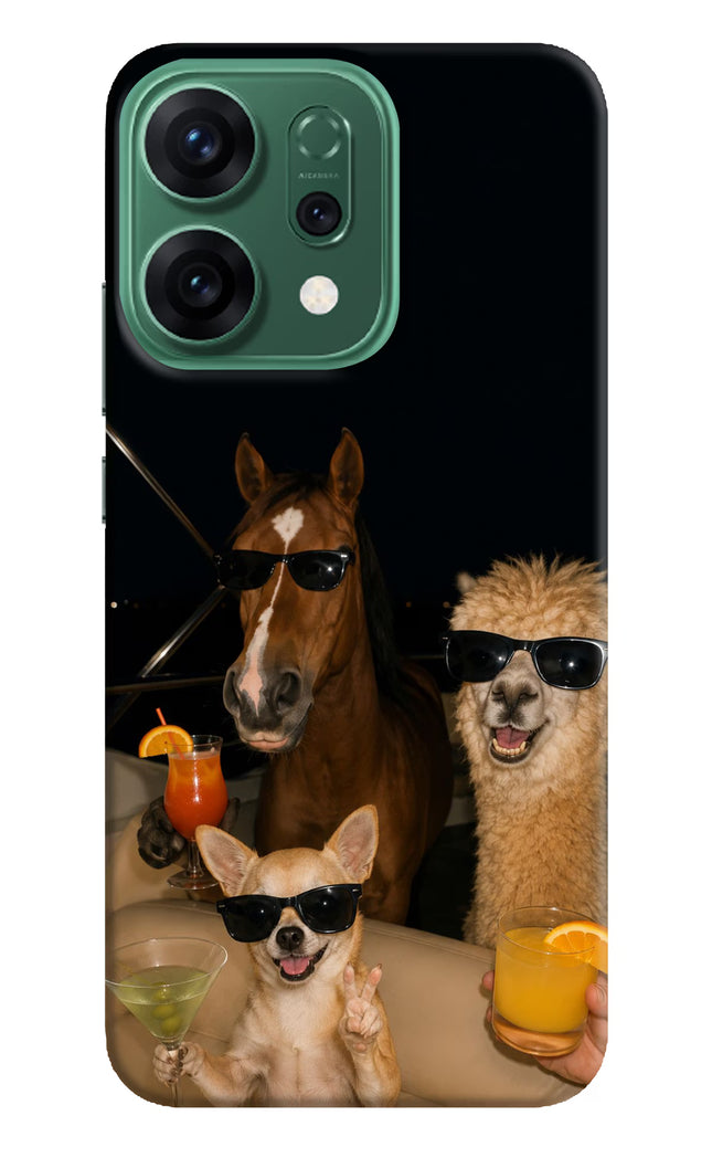 Party Squad Oppo Reno14 5G Hard Case Back Cover by Casekaro
