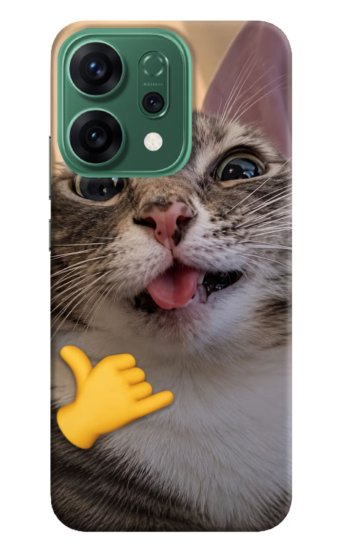 Silly Cat Call Oppo Reno14 5G Back Cover