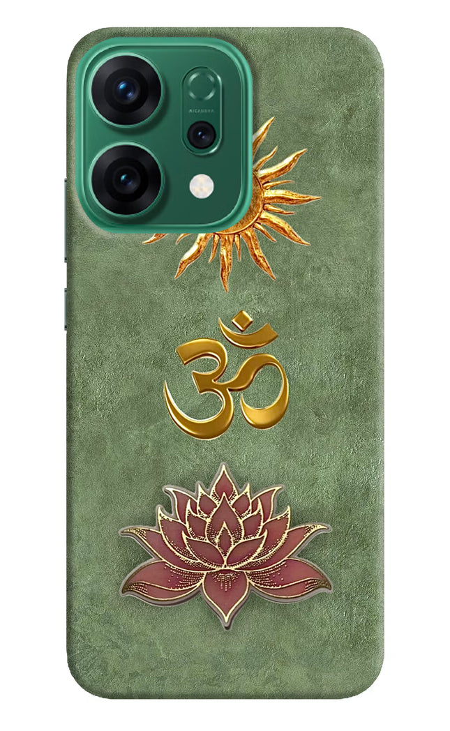 Om & Lotus Oppo Reno14 5G Back Cover