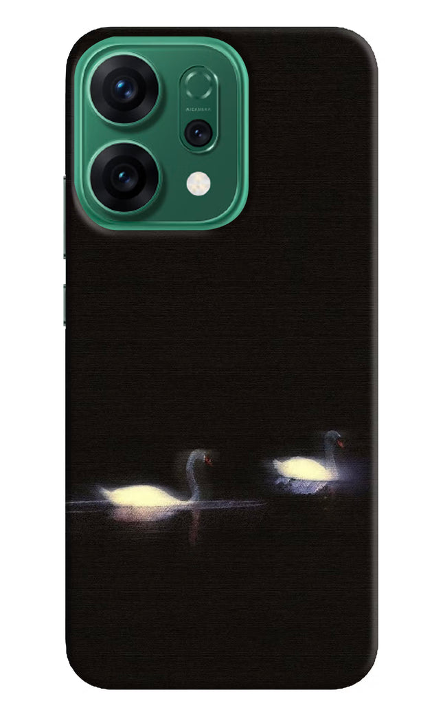 Silent Swans Oppo Reno14 5G Hard Case Back Cover by Casekaro
