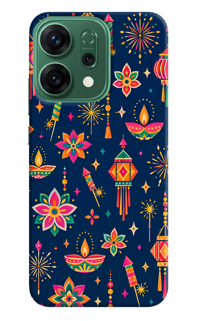 Festive Pop Oppo Reno14 5G Hard Case Back Cover by Casekaro