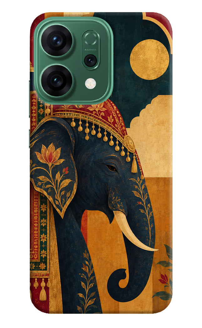Royal Elephant Oppo Reno14 5G Hard Case Back Cover by Casekaro