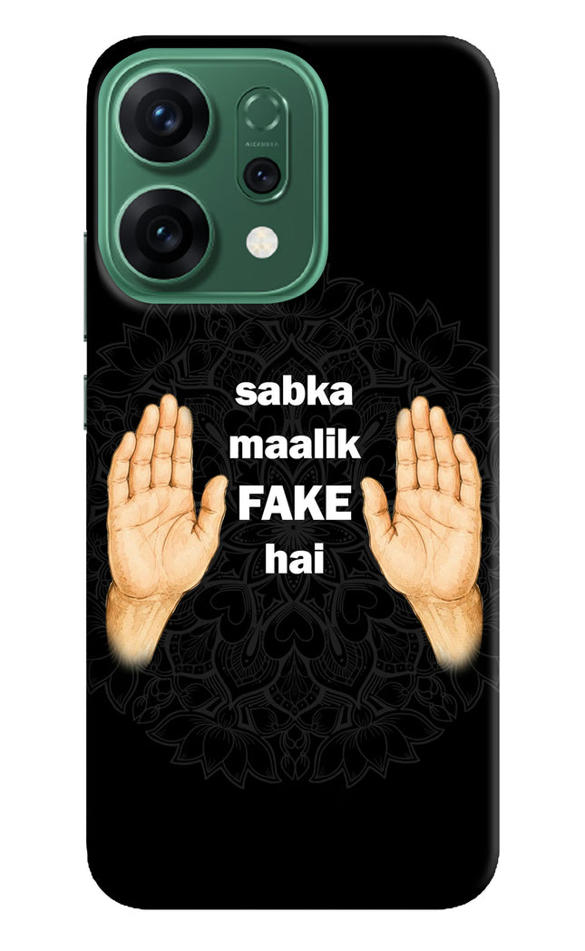 Sabka Malik Fake Oppo Reno14 5G Hard Case Back Cover by Casekaro