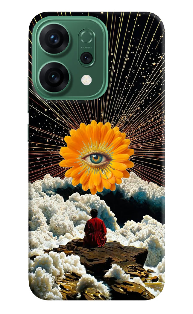 Cosmic Flower Oppo Reno14 5G Hard Case Back Cover by Casekaro