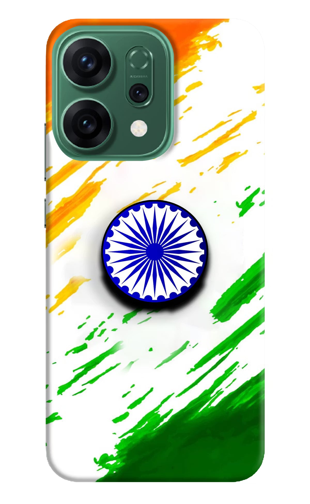 Indian Flag Ashoka Chakra Oppo Reno14 5G Pop Case