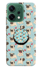 Pug Dog Oppo Reno14 5G Pop Case by Casekaro